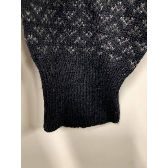 Frederick Anderson Copenhagen Sweater Men's M Black Cotton Blend w/‎ Elbow Patch - Picture 5 of 10